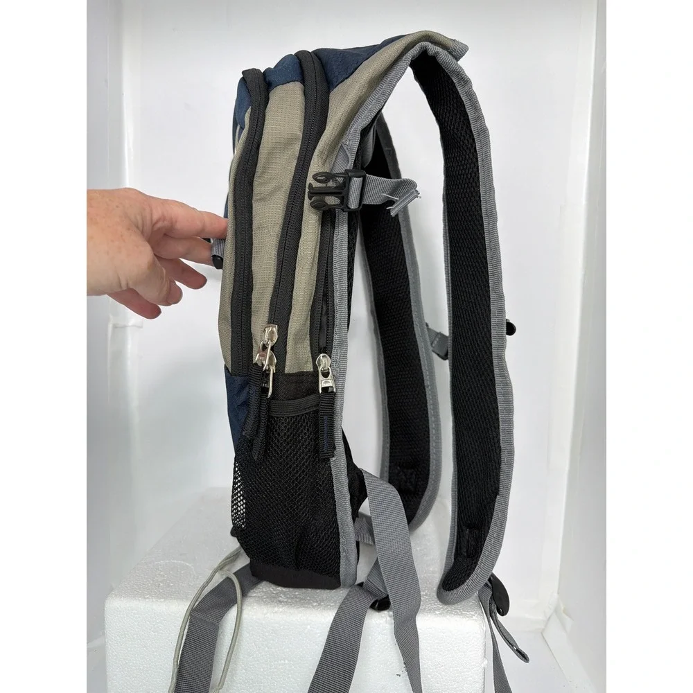 Northwest Territory Hiking Backpack Navy Tan Air Channel Daypack 922220413